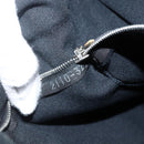 HERMES Fourre ToutMM Hand Bag Canvas Black Auth BA11454-19