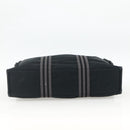 HERMES Fourre ToutMM Hand Bag Canvas Black Auth BA11454-9