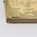 LOUIS VUITTON Miroir Porte Monnaie Coeur Purse Gold Dore M93567 LV Auth BA11456-15