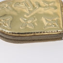 LOUIS VUITTON Miroir Porte Monnaie Coeur Purse Gold Dore M93567 LV Auth BA11456-16