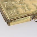 LOUIS VUITTON Miroir Porte Monnaie Coeur Purse Gold Dore M93567 LV Auth BA11456-8
