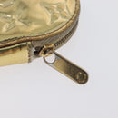 LOUIS VUITTON Miroir Porte Monnaie Coeur Purse Gold Dore M93567 LV Auth BA11456-9