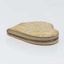 LOUIS VUITTON Miroir Porte Monnaie Coeur Purse Gold Dore M93567 LV Auth BA11456-3