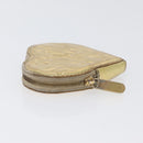LOUIS VUITTON Miroir Porte Monnaie Coeur Purse Gold Dore M93567 LV Auth BA11456-4