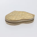LOUIS VUITTON Miroir Porte Monnaie Coeur Purse Gold Dore M93567 LV Auth BA11456-5
