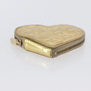LOUIS VUITTON Miroir Porte Monnaie Coeur Purse Gold Dore M93567 LV Auth BA11456-6
