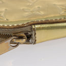 LOUIS VUITTON Miroir Porte Monnaie Coeur Purse Gold Dore M93567 LV Auth BA11456-7
