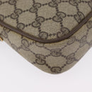 GUCCI GG Supreme Shoulder Bag PVC Beige Gold 97 02 068 Auth BA11460-10