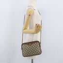 GUCCI GG Supreme Shoulder Bag PVC Beige Gold 97 02 068 Auth BA11460-22