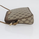 GUCCI GG Supreme Shoulder Bag PVC Beige Gold 97 02 068 Auth BA11460-5