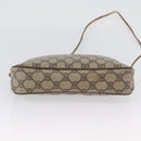GUCCI GG Supreme Shoulder Bag PVC Beige Gold 97 02 068 Auth BA11460-9