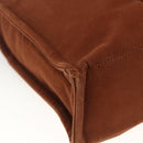 HERMES Fourre ToutMM Hand Bag Canvas Brown Auth BA11462-14