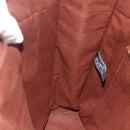 HERMES Fourre ToutMM Hand Bag Canvas Brown Auth BA11462-18