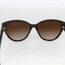 CHANEL Sunglasses plastic Brown CC Auth BA11463-9