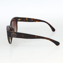 CHANEL Sunglasses plastic Brown CC Auth BA11463-5