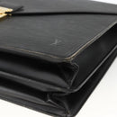 LOUIS VUITTON Epi ServietteConseiller Business Bag Black M54422 LV Auth BA11466-9