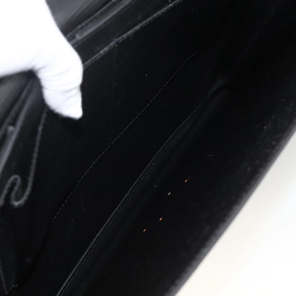 LOUIS VUITTON Epi ServietteConseiller Business Bag Black M54422 LV Auth BA11466