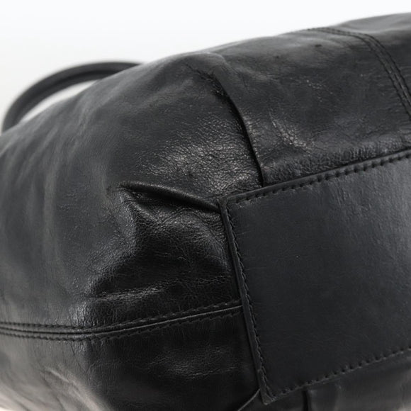 VALENTINO Tragetasche Schleife Leder Schwarz Gold Original BA11469