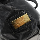 VALENTINO Tragetasche Schleife Leder Schwarz Gold Original BA11469-10