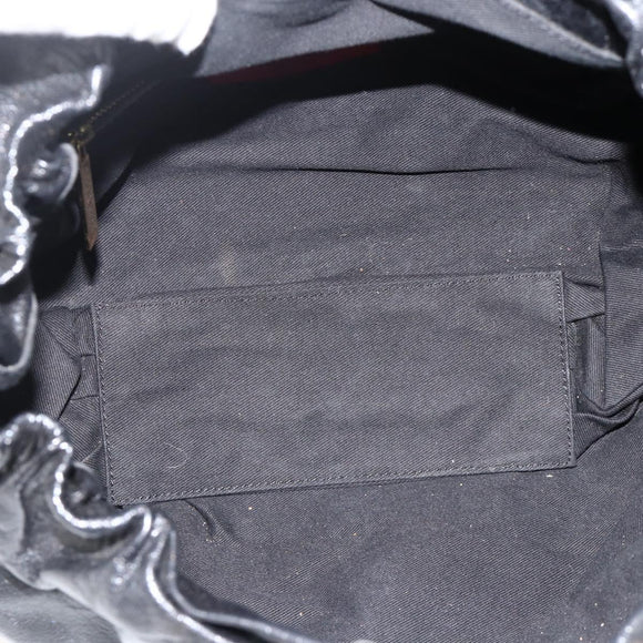 VALENTINO Tragetasche Schleife Leder Schwarz Gold Original BA11469