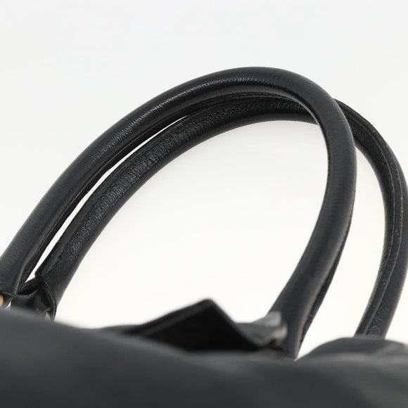 VALENTINO Tragetasche Schleife Leder Schwarz Gold Original BA11469