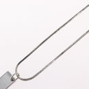 Christian Dior Halskette Metall Silber Auth BA11470-14