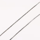 Christian Dior Halskette Metall Silber Auth BA11470-15