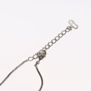 Christian Dior Halskette Metall Silber Auth BA11470-18