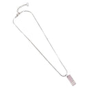 Christian Dior Halskette Metall Silber Auth BA11470-2