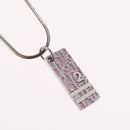 Christian Dior Halskette Metall Silber Auth BA11470-3