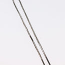 Christian Dior Halskette Metall Silber Auth BA11470-8