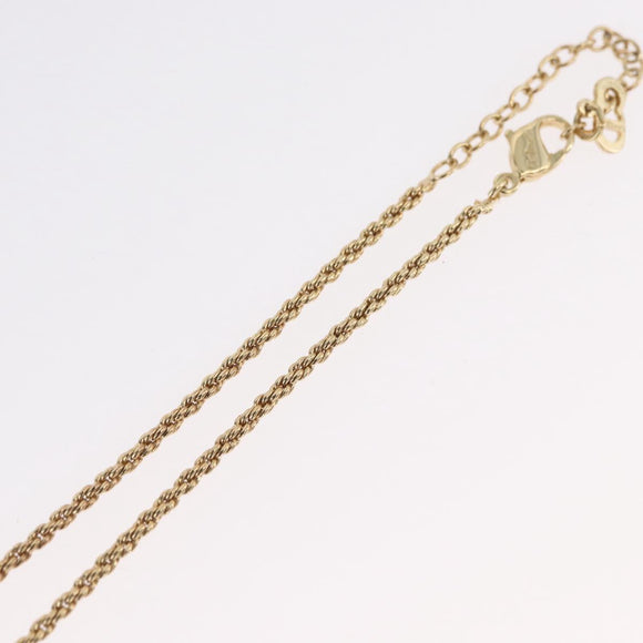 Christian Dior Ketting metaal Goudkleurig Auth BA11471A