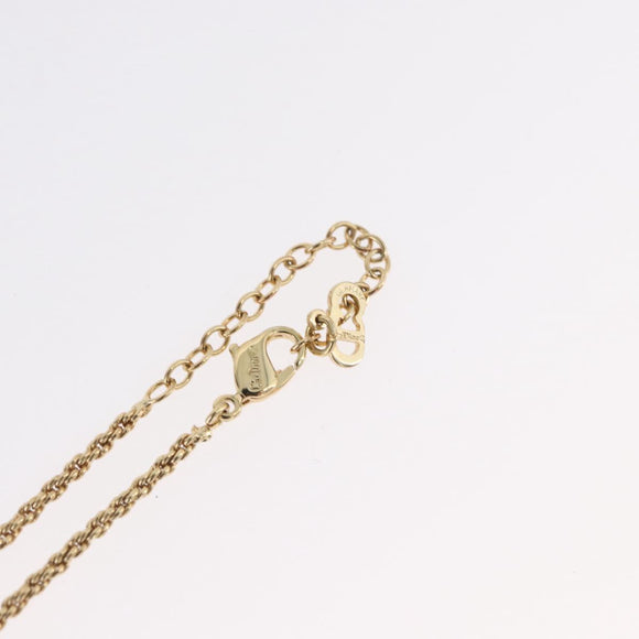 Christian Dior Ketting metaal Goudkleurig Auth BA11471A