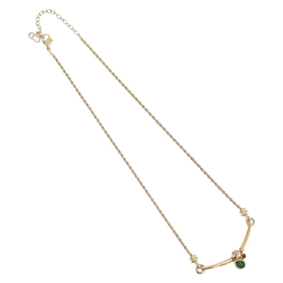 Christian Dior Ketting metaal Goudkleurig Auth BA11471A