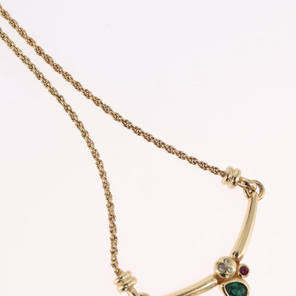 Christian Dior Ketting metaal Goudkleurig Auth BA11471A