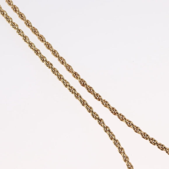 Christian Dior Ketting metaal Goudkleurig Auth BA11471A