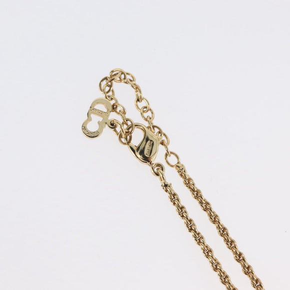 Christian Dior Ketting metaal Goudkleurig Auth BA11471A
