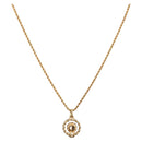 Christian Dior Necklace metal Gold Tone Auth BA11472-1