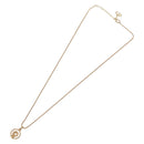 Christian Dior Necklace metal Gold Tone Auth BA11472-10