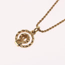 Christian Dior Necklace metal Gold Tone Auth BA11472-11