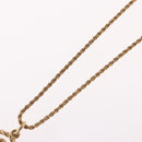 Christian Dior Necklace metal Gold Tone Auth BA11472-12