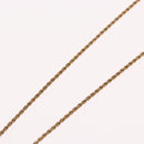 Christian Dior Necklace metal Gold Tone Auth BA11472-13