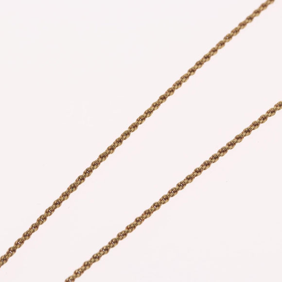 Christian Dior Necklace metal Gold Tone Auth BA11472
