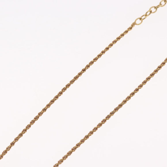 Christian Dior Necklace metal Gold Tone Auth BA11472