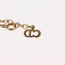 Christian Dior Necklace metal Gold Tone Auth BA11472-17