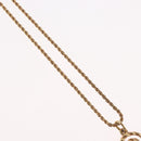 Christian Dior Necklace metal Gold Tone Auth BA11472-4