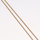 Christian Dior Necklace metal Gold Tone Auth BA11472-5