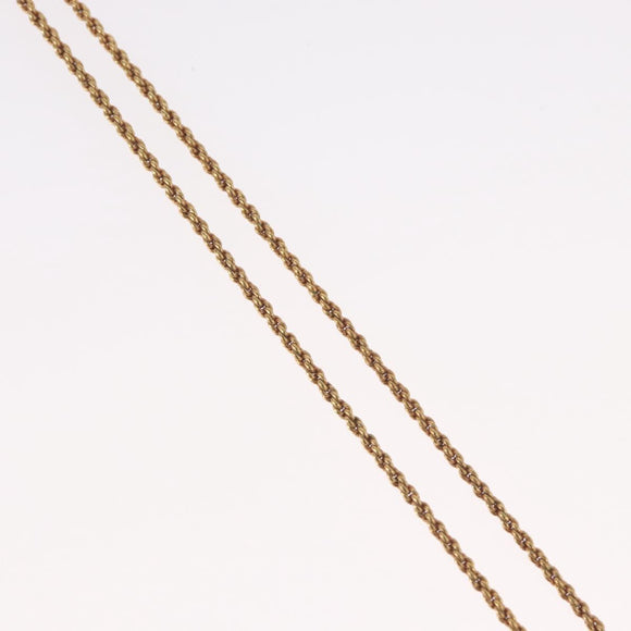 Christian Dior Necklace metal Gold Tone Auth BA11472