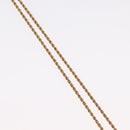 Christian Dior Necklace metal Gold Tone Auth BA11472-6