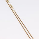 Christian Dior Necklace metal Gold Tone Auth BA11472-7